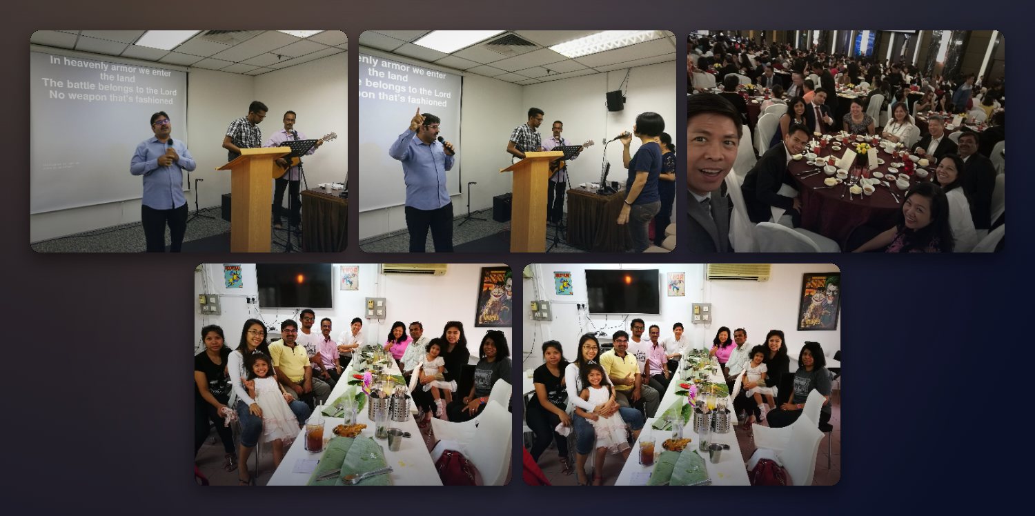 Worship, outings & celebrations, 2017