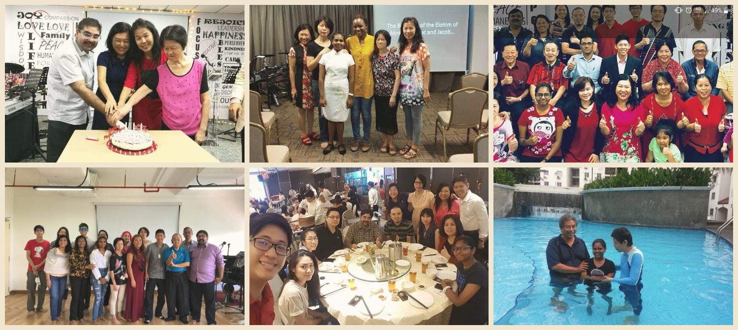Mother's Day, women's fellowship, Chinese New Year and a poolside baptism